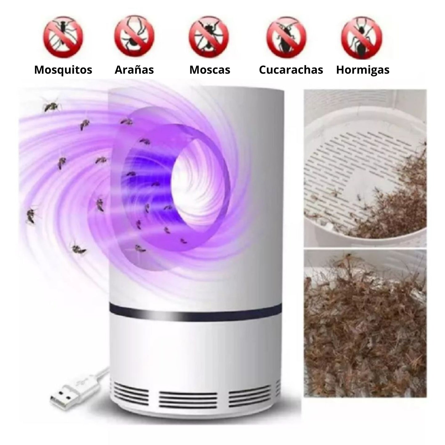 Lámpara LED antimosquitos